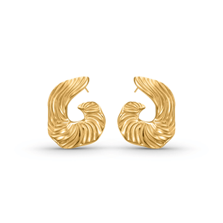 Sora Swirl Statement Stud Earrings