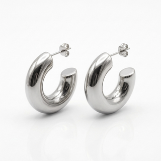 Arden Hoops Chunky Hoop Earrings