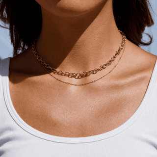Faye Beaded Station Necklace