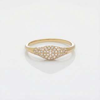 Nova Pave Signet Ring