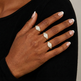 Nova Pave Signet Ring