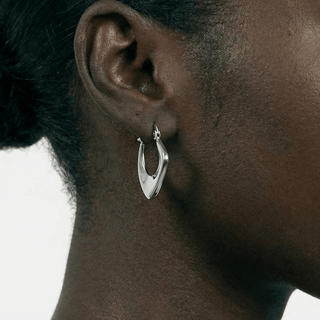 Ashley Irregular Hoop Earrings - Adelfi London