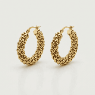 Chunky Cora Hoop Earrings - Adelfi London