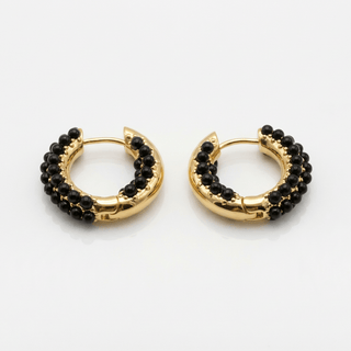Fei Golden Pearl Earrings - Adelfi London