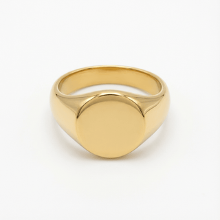 King Signet Ring - Adelfi London