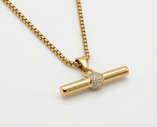 Lila Pendant Chain Necklace - Adelfi London