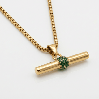 Lila Pendant Chain Necklace - Adelfi London