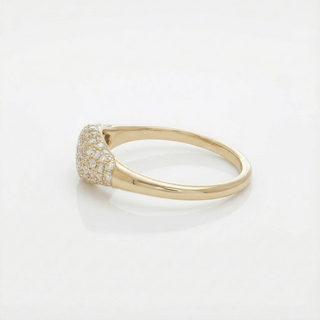 Nova Pave Signet Ring - Adelfi London