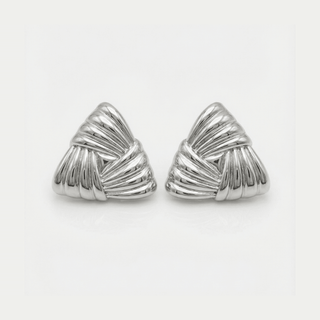 Vita Statement Stud Earrings - Adelfi London