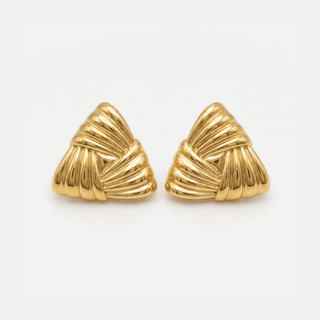 Vita Statement Stud Earrings - Adelfi London