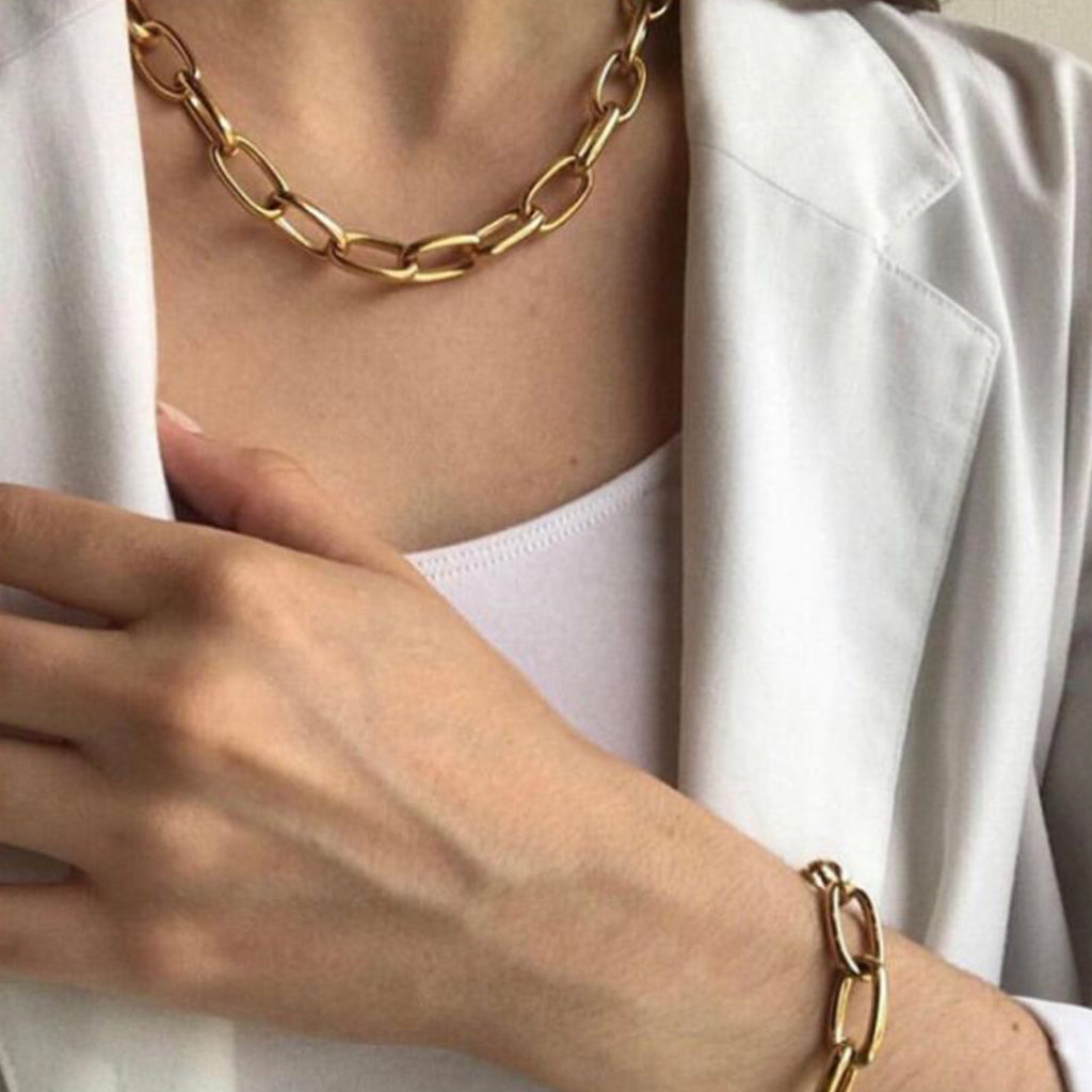 Orbit Chain Necklace - trybe jewellery