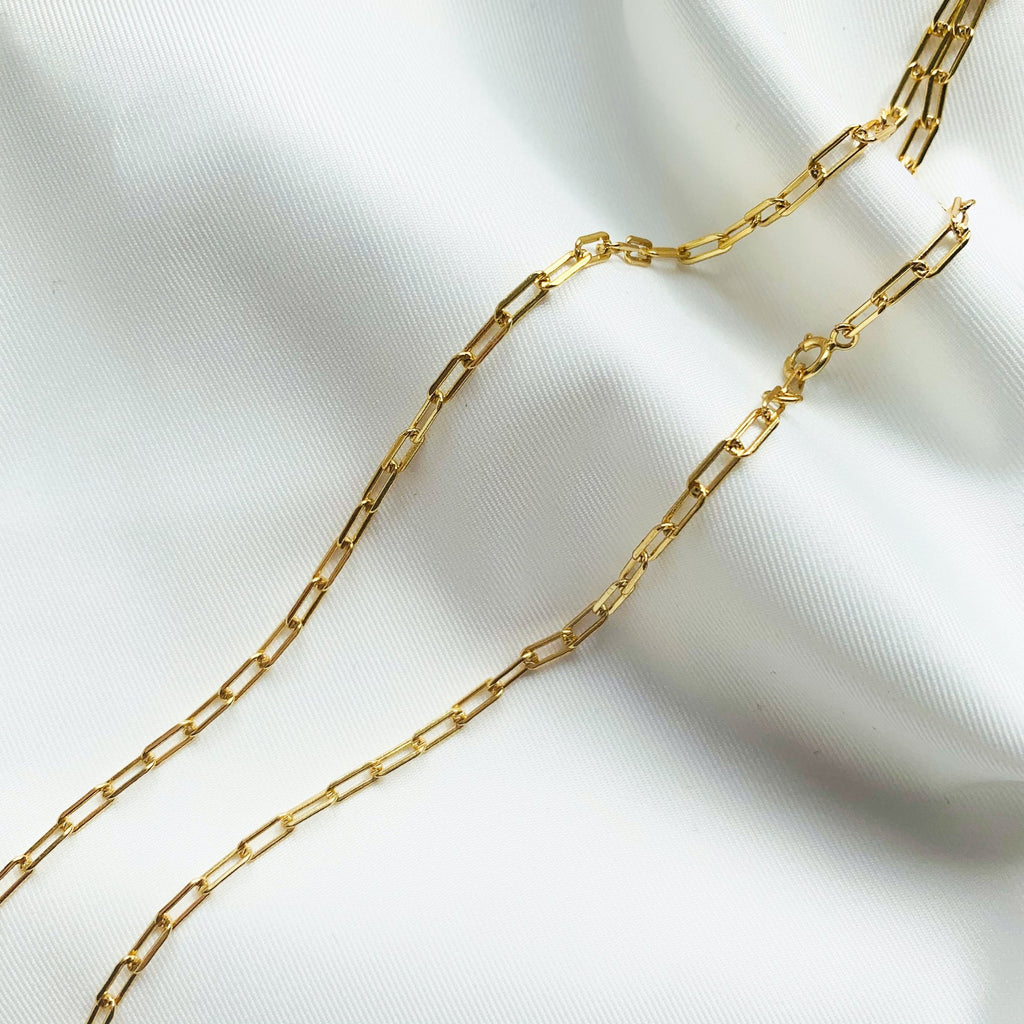 Paper Clip Link Chain Necklace - trybe jewellery